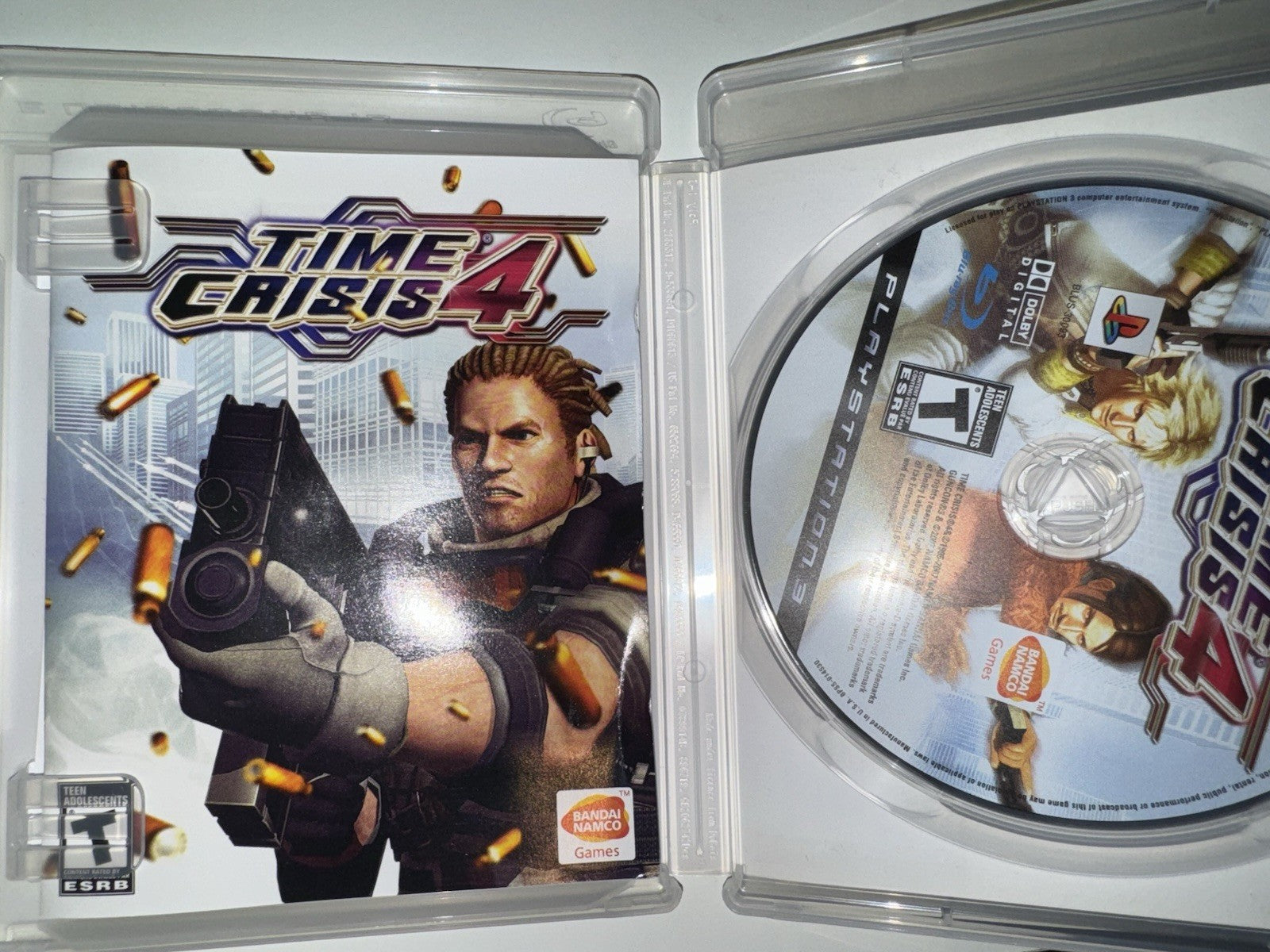 Time Crisis 4 (Sony PlayStation 3, 2007) CIB COMPLETE + MANUAL PS3
