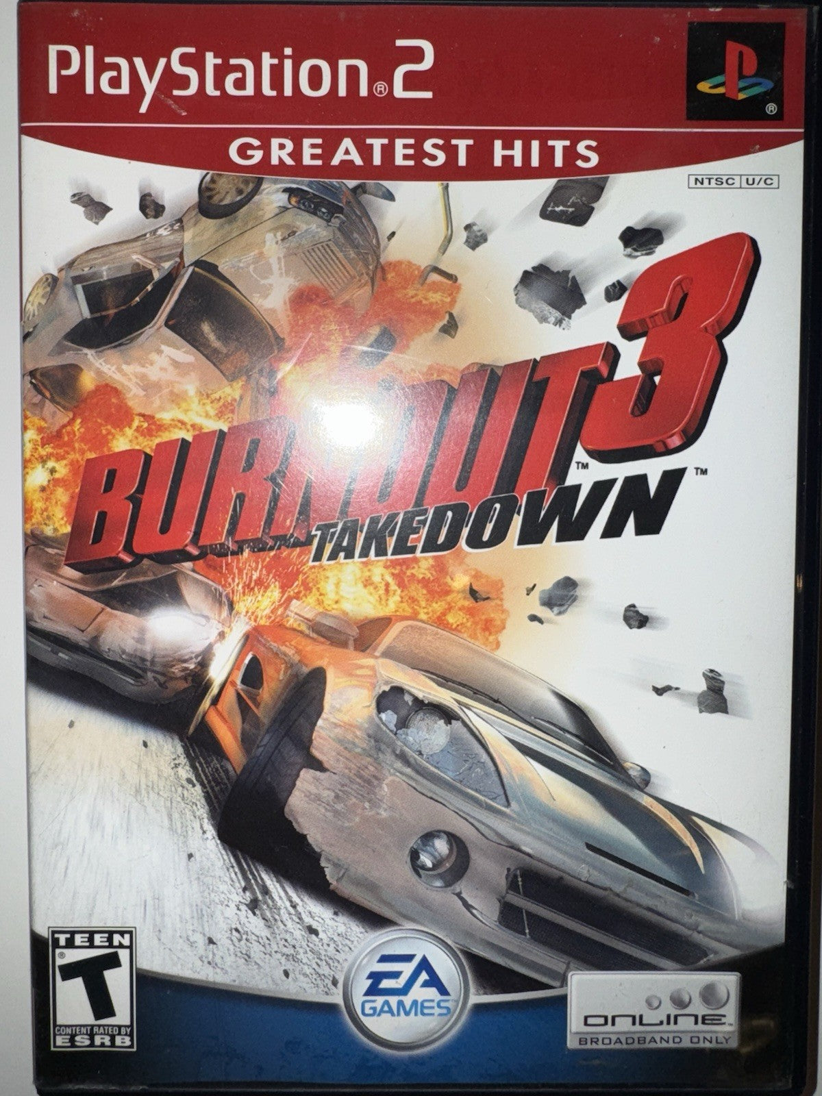 Burnout 3: Takedown (Sony PlayStation 2, 2004) CIB COMPLETE + MANUAL PS2