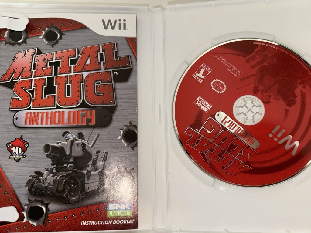 Metal Slug Anthology (Nintendo Wii) CIB COMPLETE WII