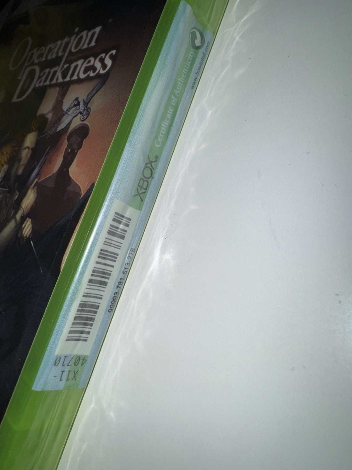 Operation Darkness (Microsoft Xbox 360, 2008) BRAND NEW SEALED