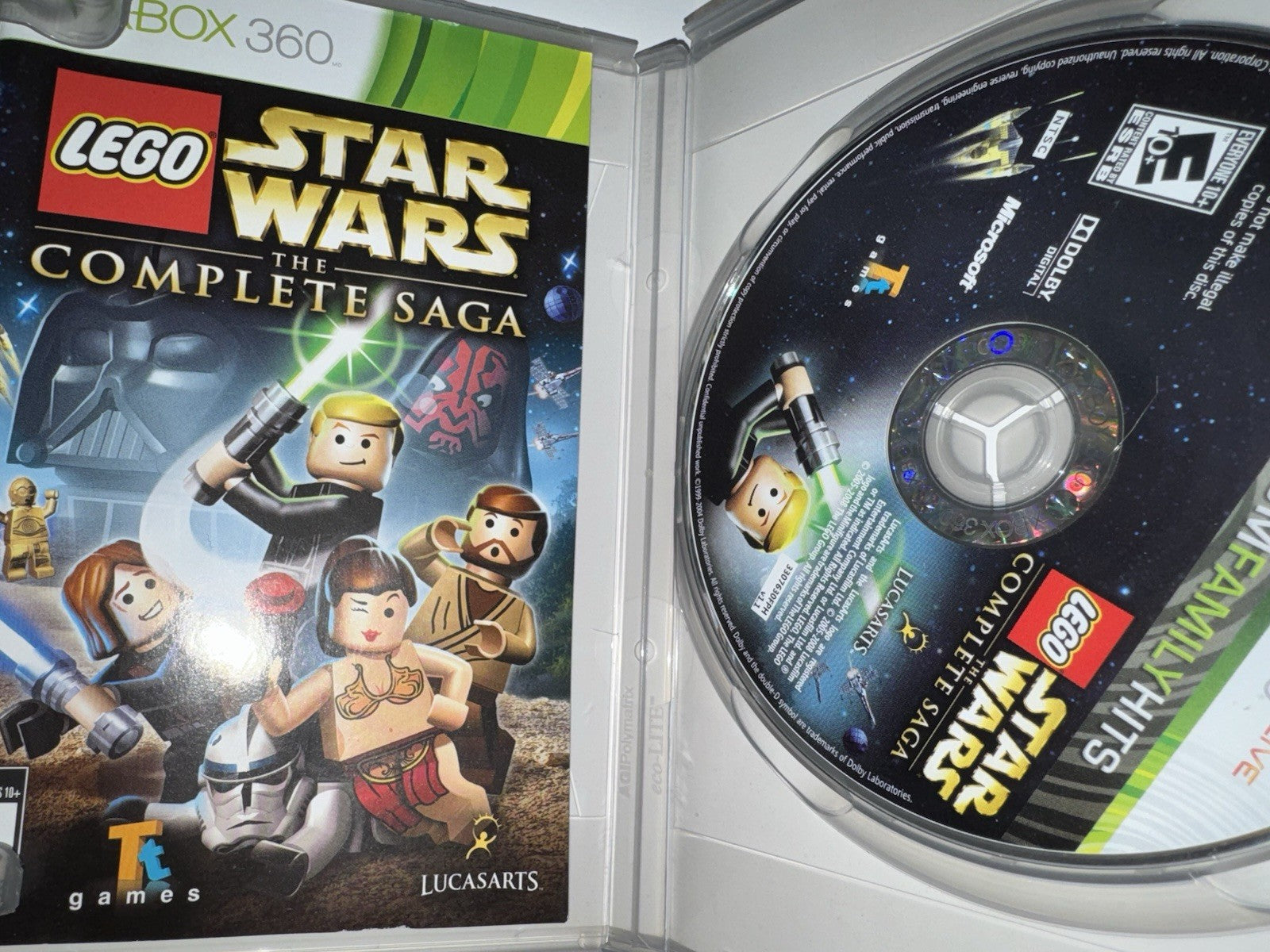 LEGO Star Wars The Complete Saga(Microsoft Xbox 360, 2007) CIB XB360 (PH)