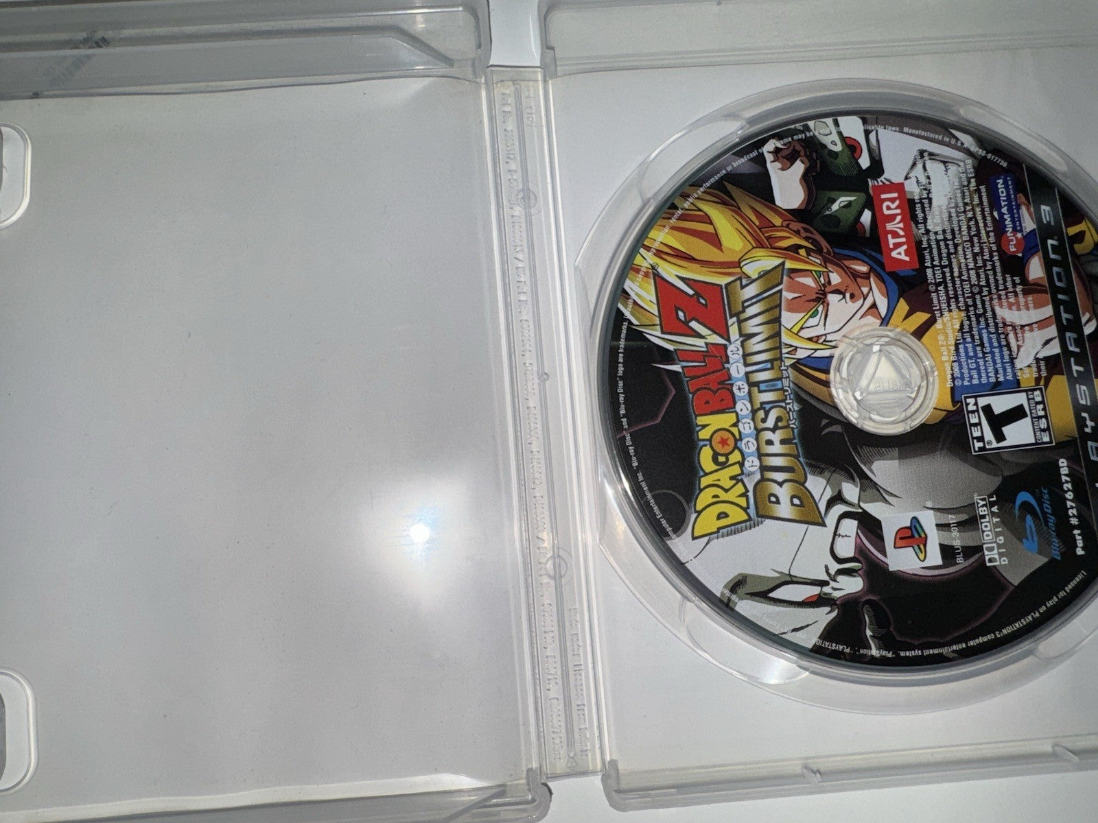 Dragon Ball Z Burst Limit (Sony PlayStation 3, 2008) PS3 