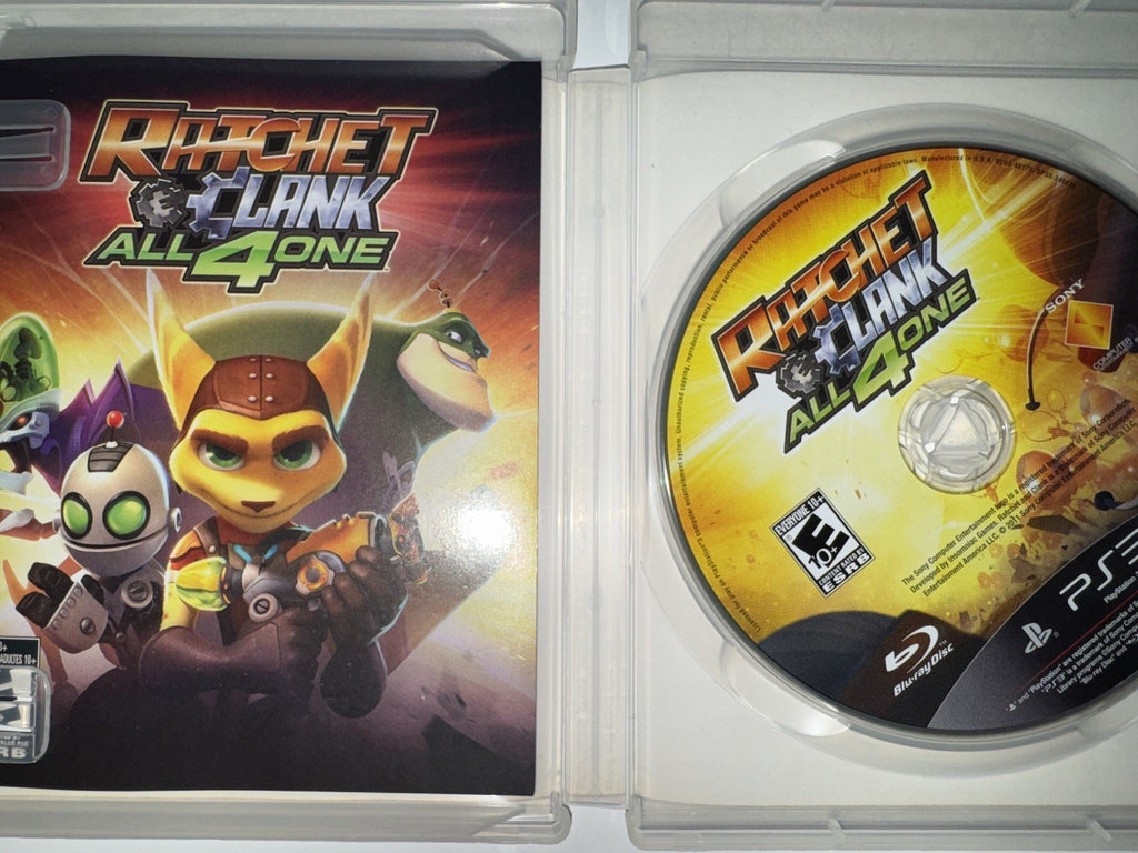 Ratchet & Clank: All 4 One (Sony PlayStation 3, 2011) CIB COMPLETE PS3