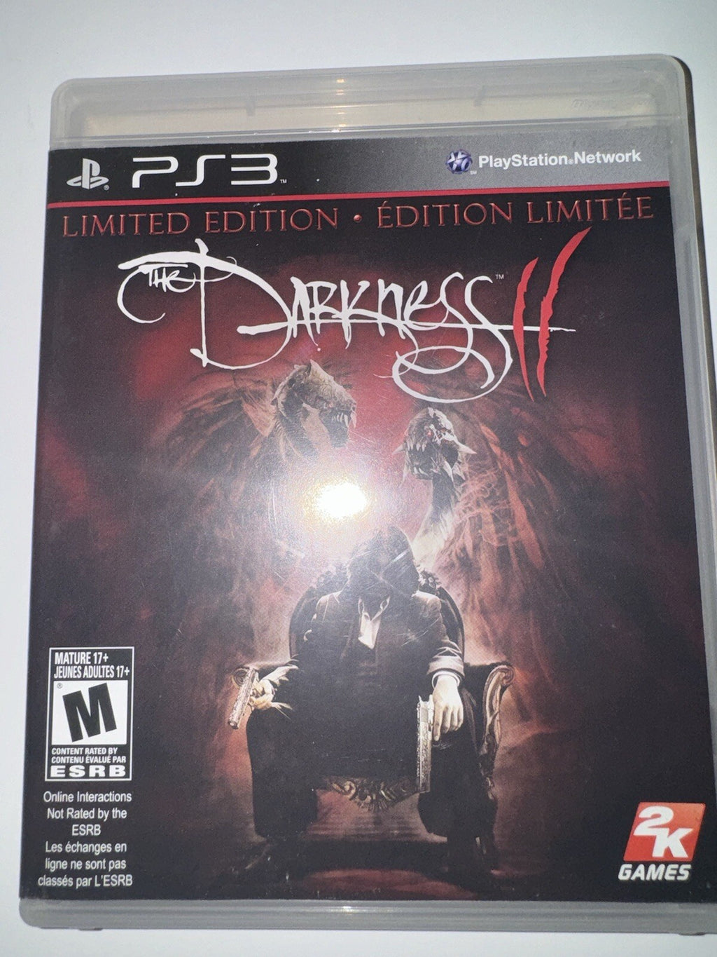 The Darkness II (Sony PlayStation 3, 2012) CIB COMPLETE PS3
