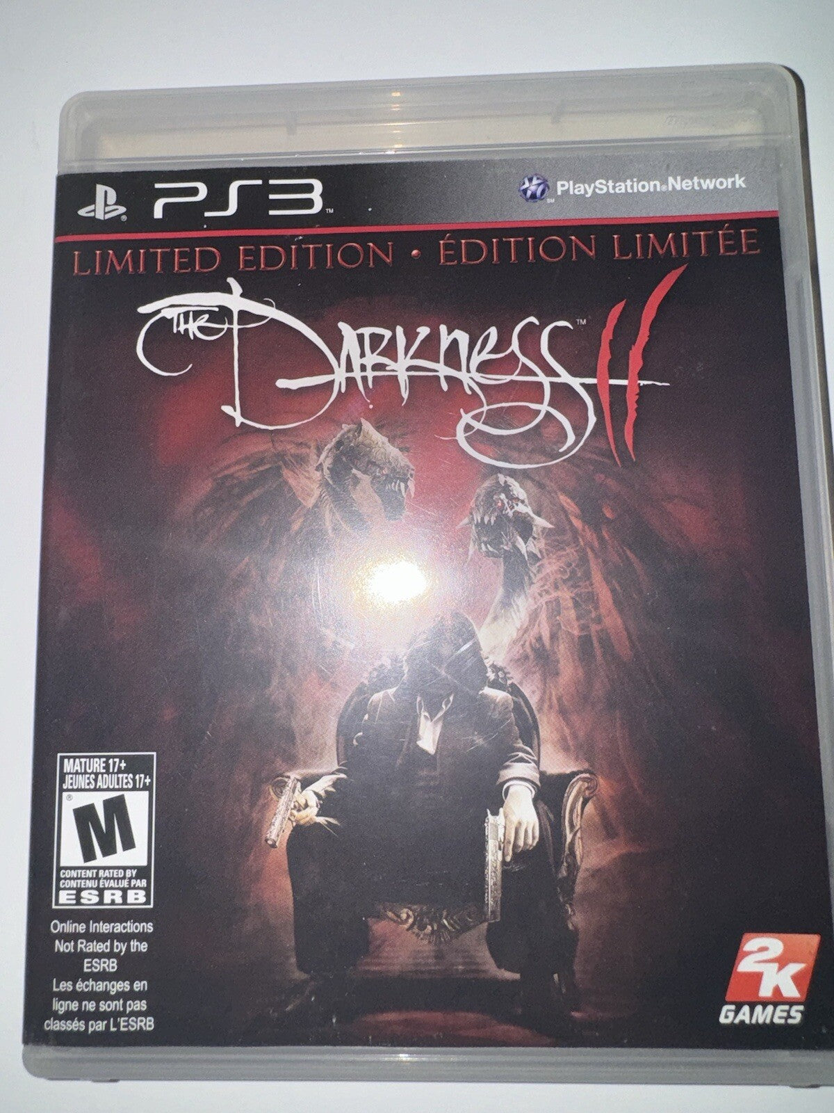 The Darkness II (Sony PlayStation 3, 2012) CIB COMPLETE PS3