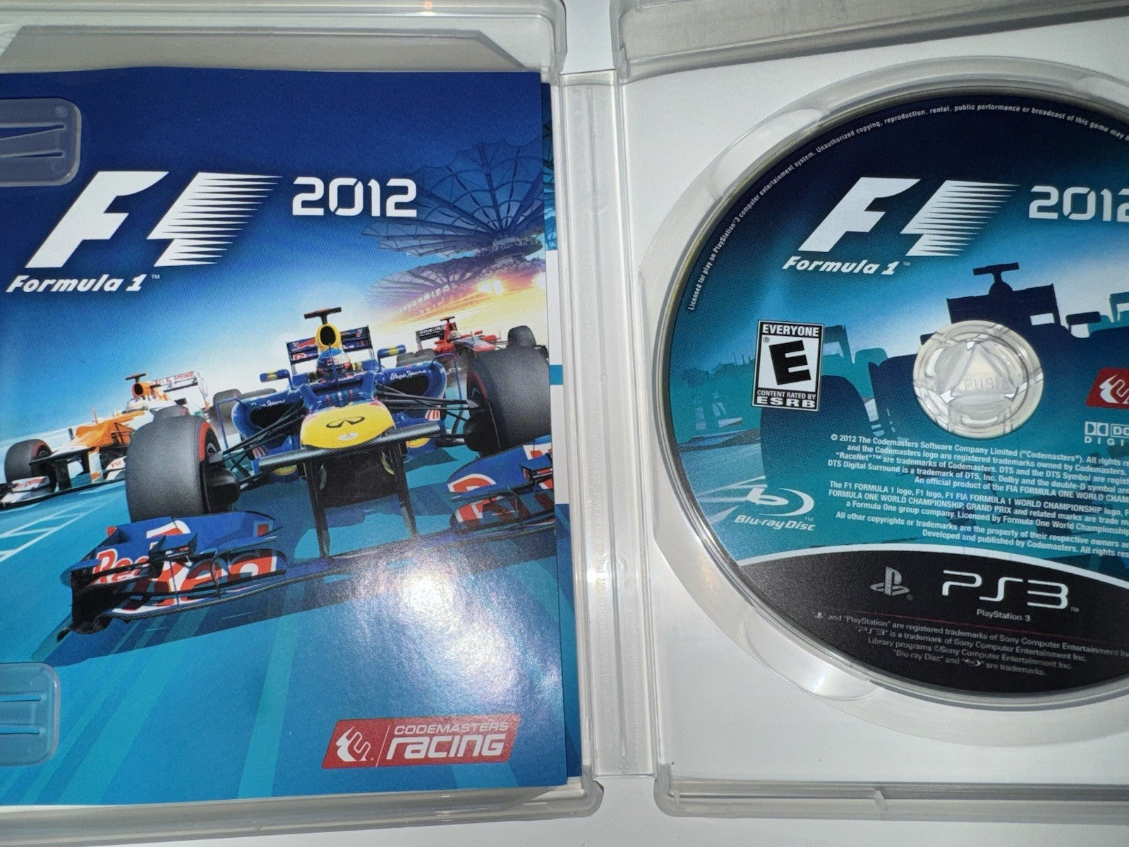 F1 2012 (Sony PlayStation 3, 2012) CIB COMPLETE PS3