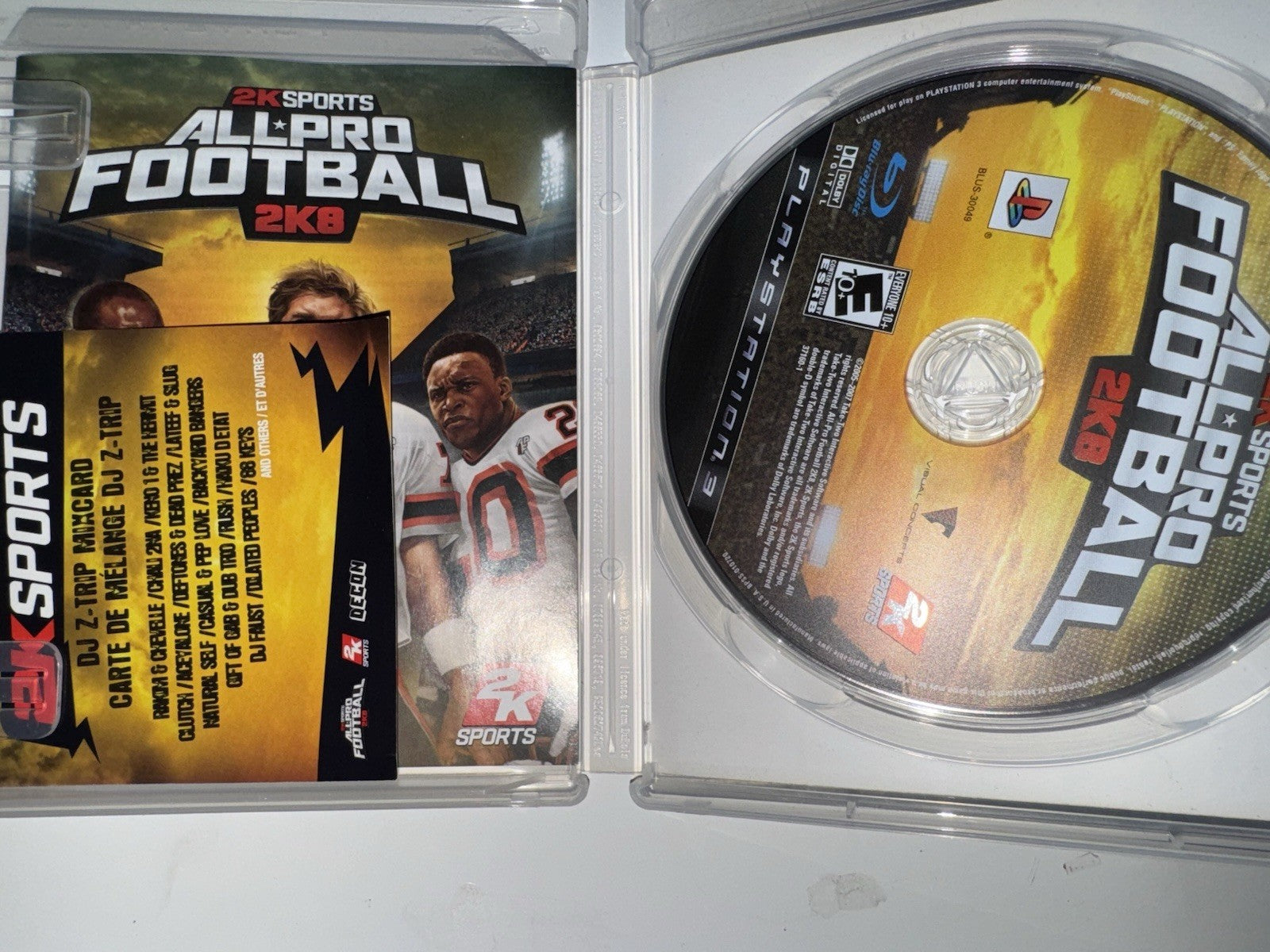 All-Pro Football 2K8 (Sony PlayStation 3, PS3 2007) CIB COMPLETE + MANUAL