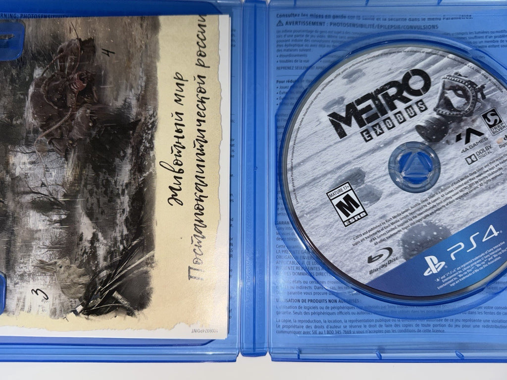 Metro Exodus (Sony PlayStation 4, 2019) PS4