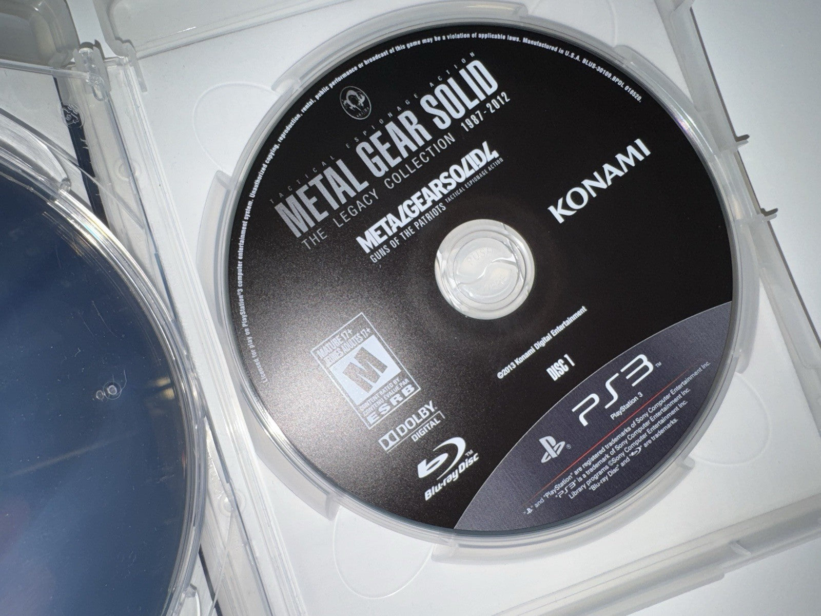 Metal Gear Solid: The Legacy Collection (Sony Playstation 3) CIB COMPLETE PS3