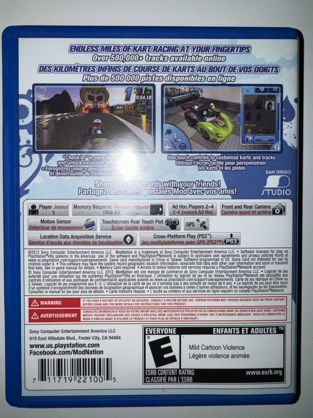 ModNation Racers: Roadtrip ( Sony PlayStation PS Vita, 2012 )