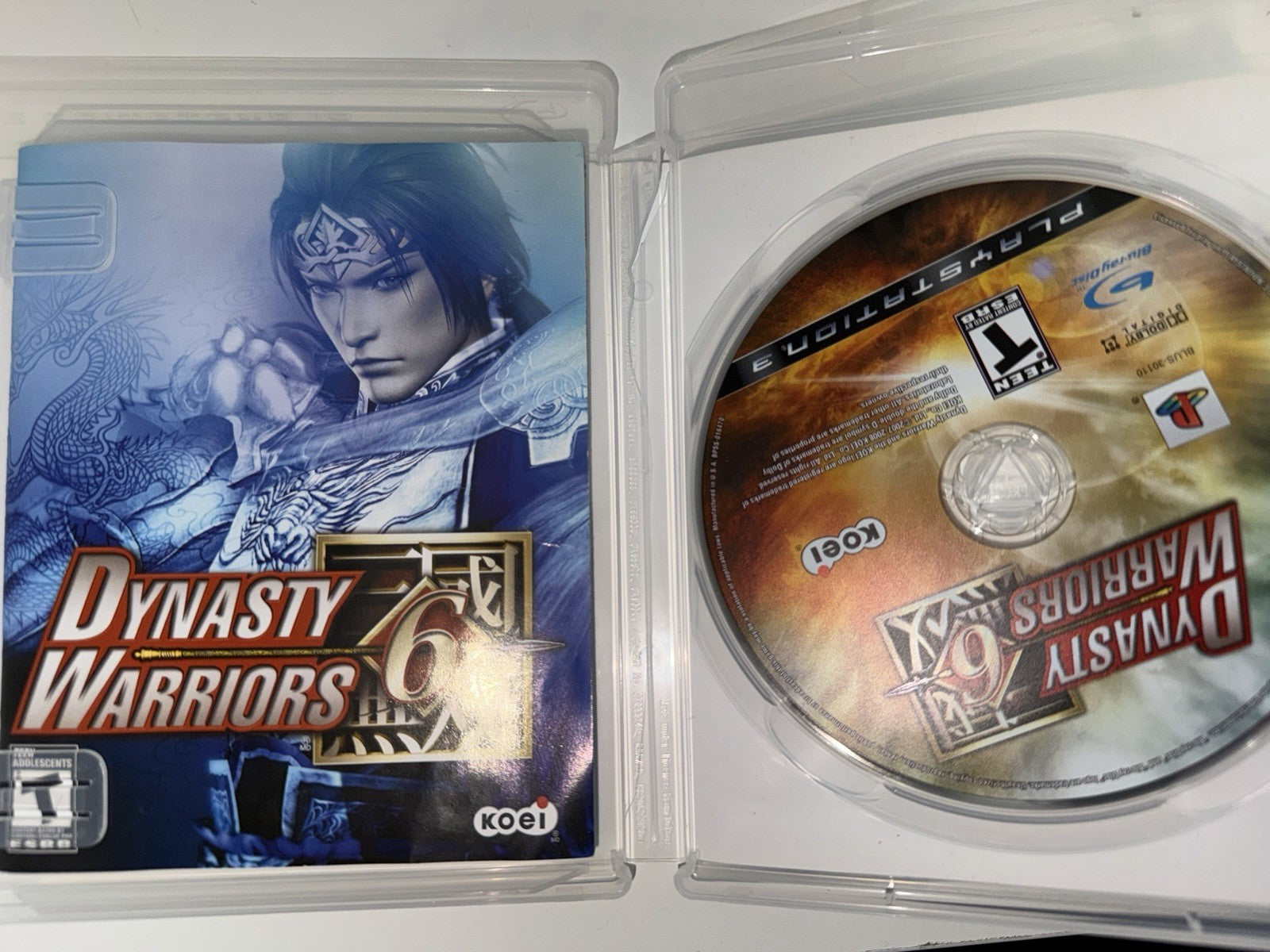 Dynasty Warriors 6 (Sony PlayStation 3, 2008) CIB COMPLETE PS3