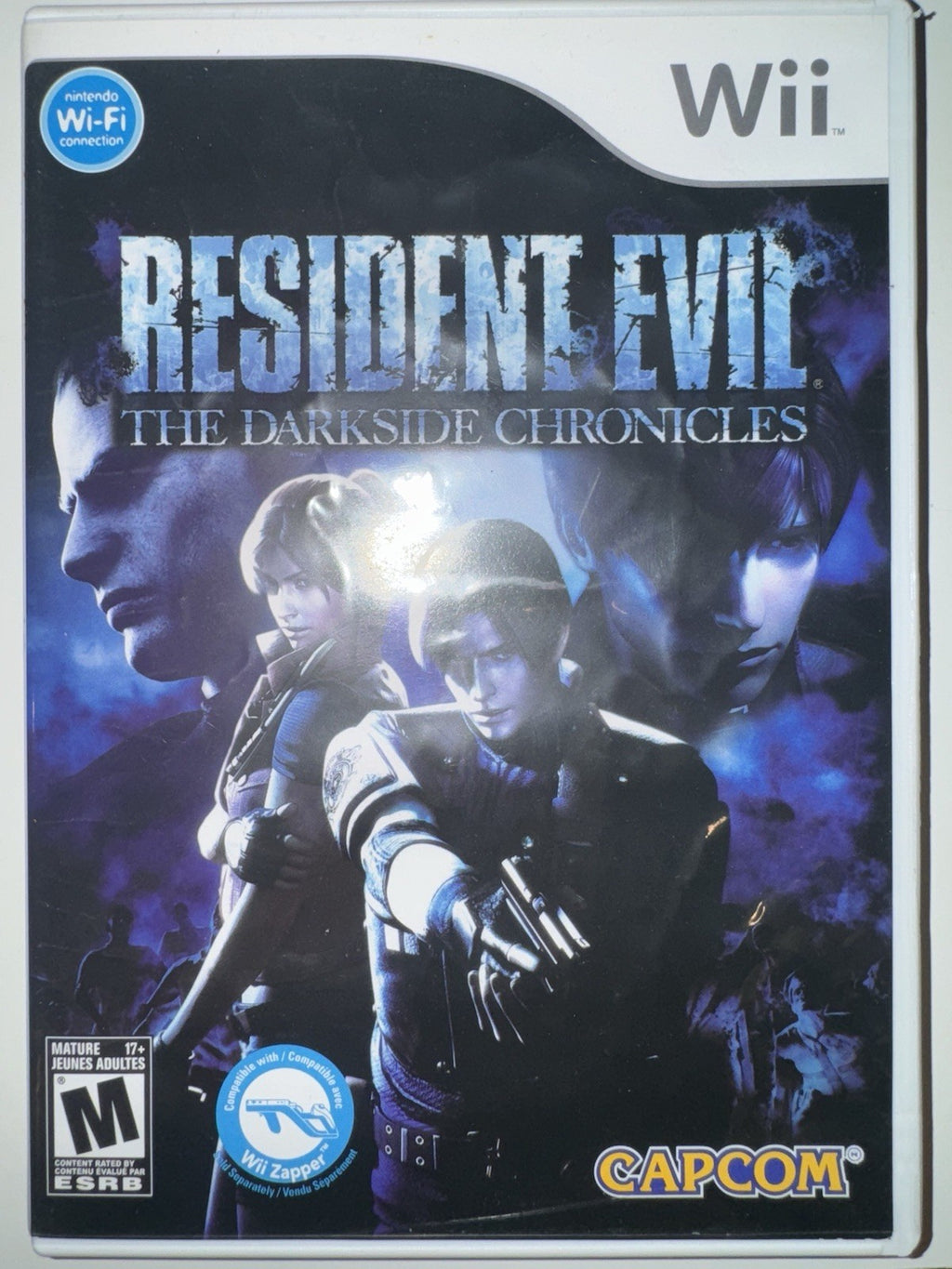 Resident Evil: The Darkside Chronicles (Nintendo Wii, 2009) CIB COMPLETE +MANUAL