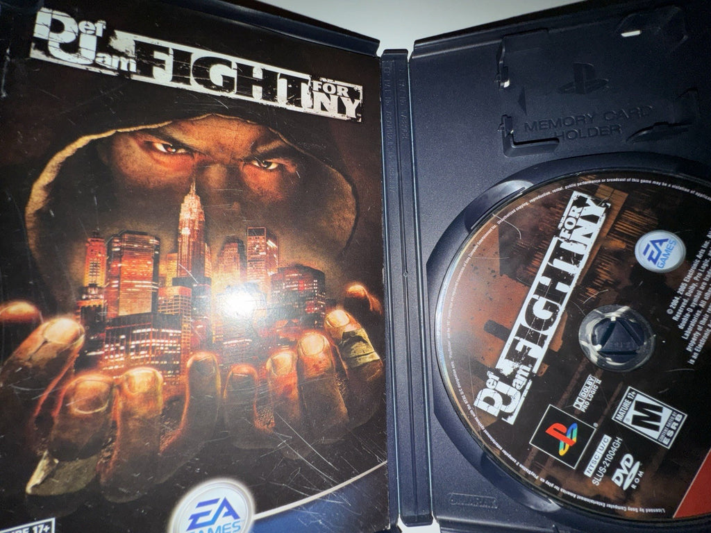 Def Jam: Fight for NY (Sony PlayStation 2, 2004) (GH) CIB COMPLETE PS2