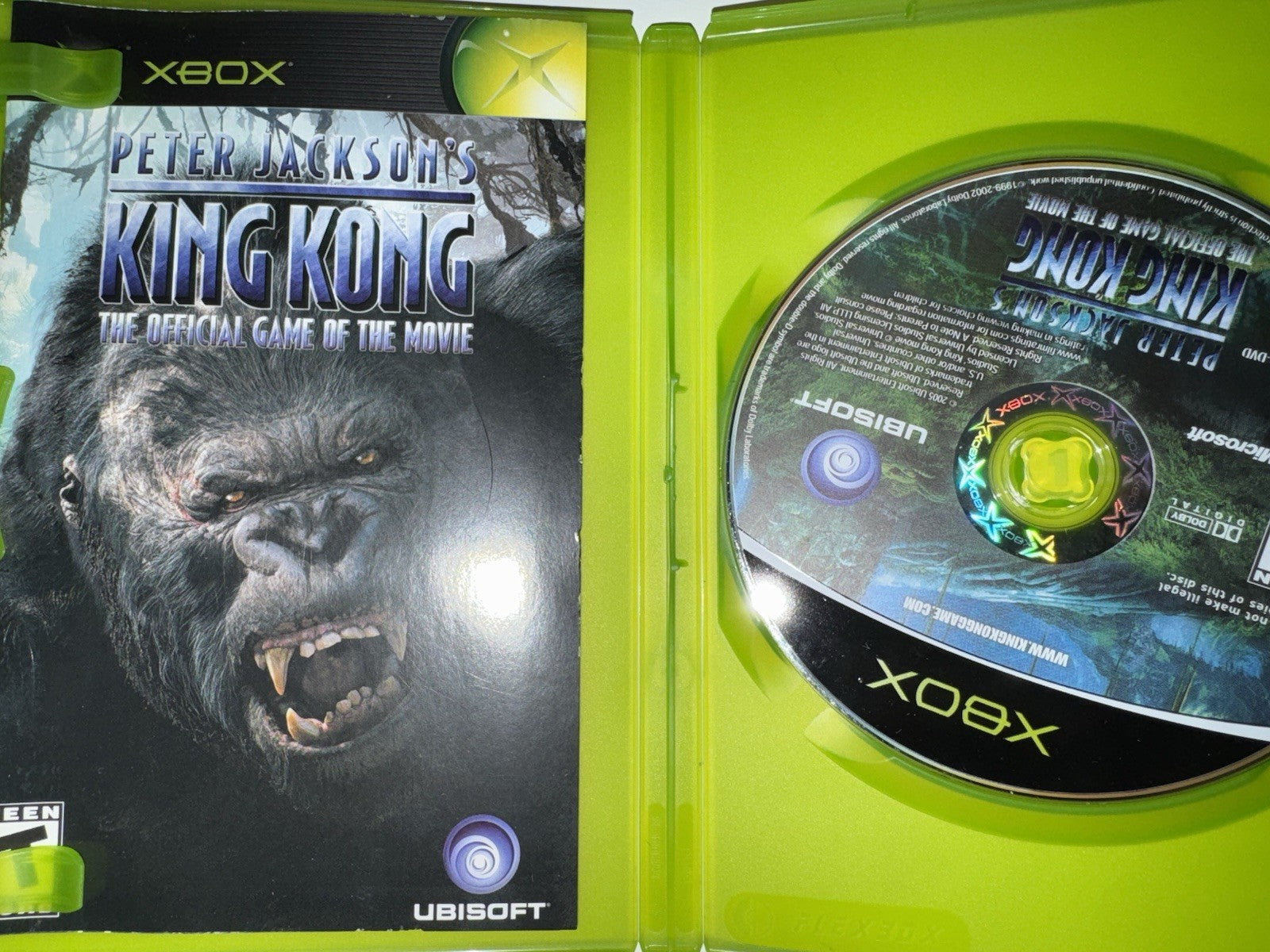 Peter Jackson's King Kong (Microsoft Xbox, 2005) CIB COMPLETE OG XBOX