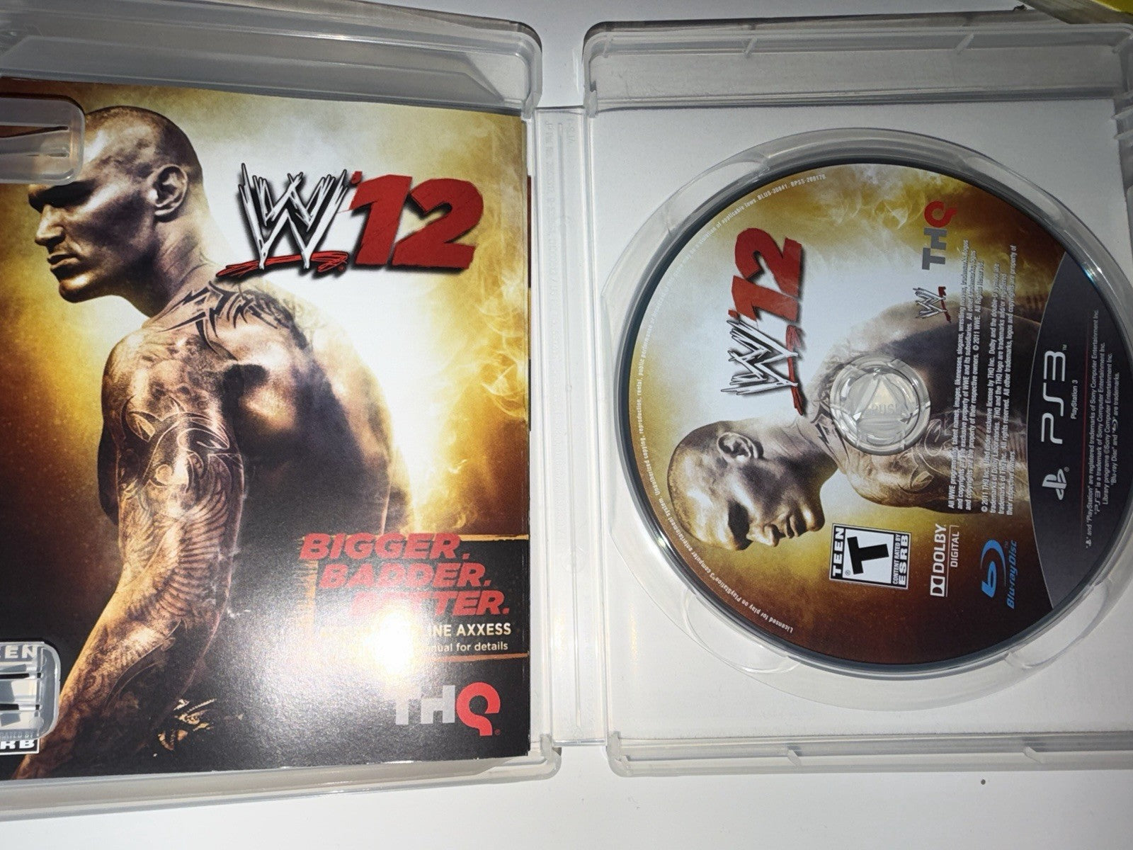 WWE 12 (Sony PlayStation 3, 2011) CIB COMPLETE PS3