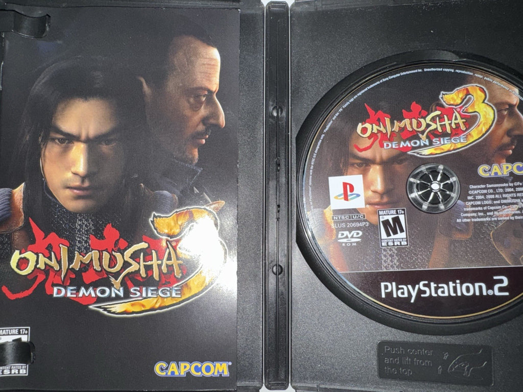 Onimusha 3: Demon Siege (Sony PlayStation 2, 2004) CIB COMPLETE + MANUAL PS2