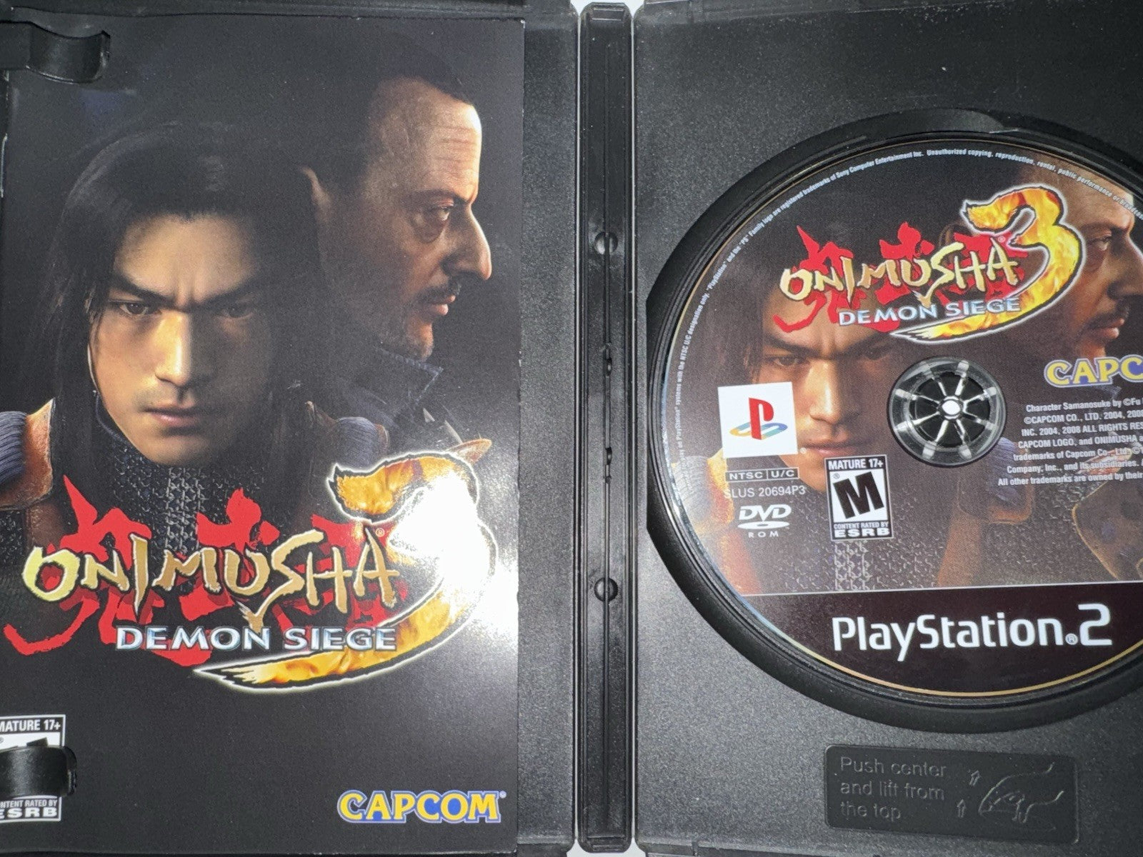 Onimusha 3: Demon Siege (Sony PlayStation 2, 2004) CIB COMPLETE + MANUAL PS2