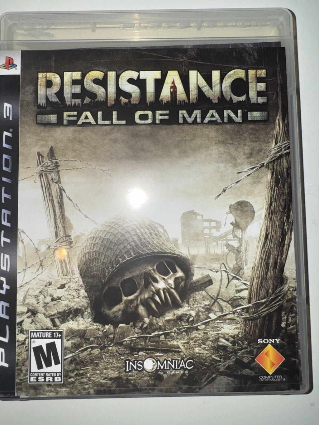 Resistance: Fall of Man (Sony PlayStation 3, 2006) CIB COMPLETE +MANUAL