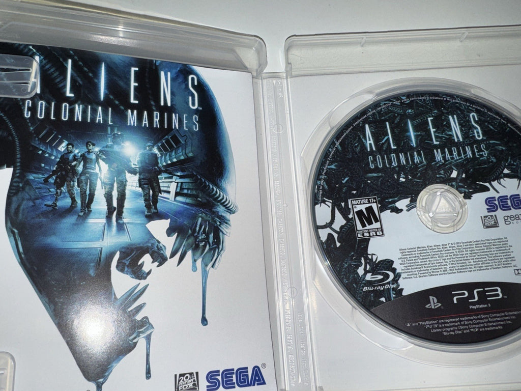 Aliens: Colonial Marines (Sony PlayStation 3, 2013) CIB COMPLETE + MANUAL PS3