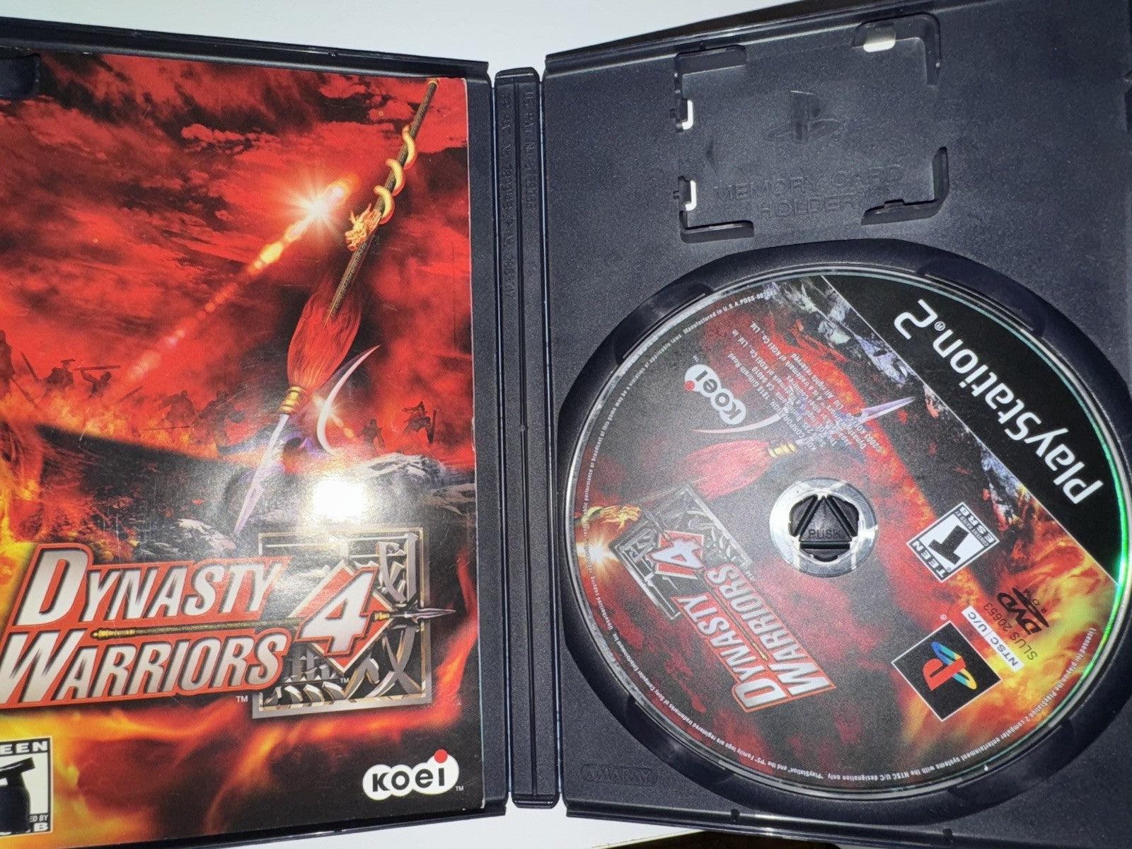 Dynasty Warriors 4 (Sony PlayStation 2, 2003) CIB COMPLETE + MANUAL PS2