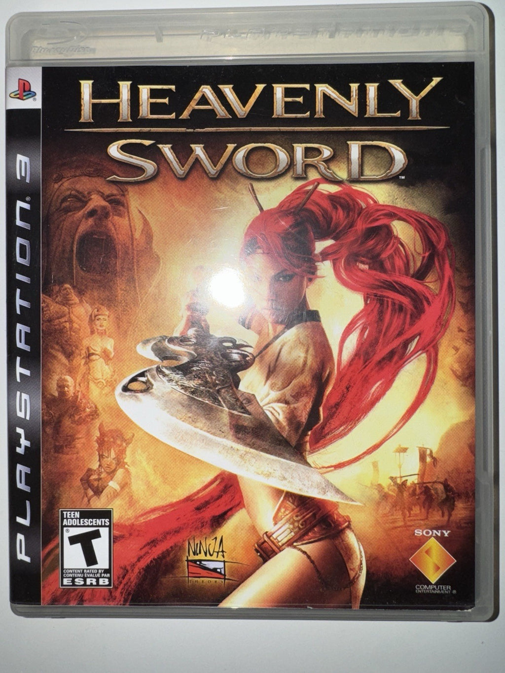 Heavenly Sword (Sony PlayStation 3, 2007) CIB COMPLETE + MANUAL PS3