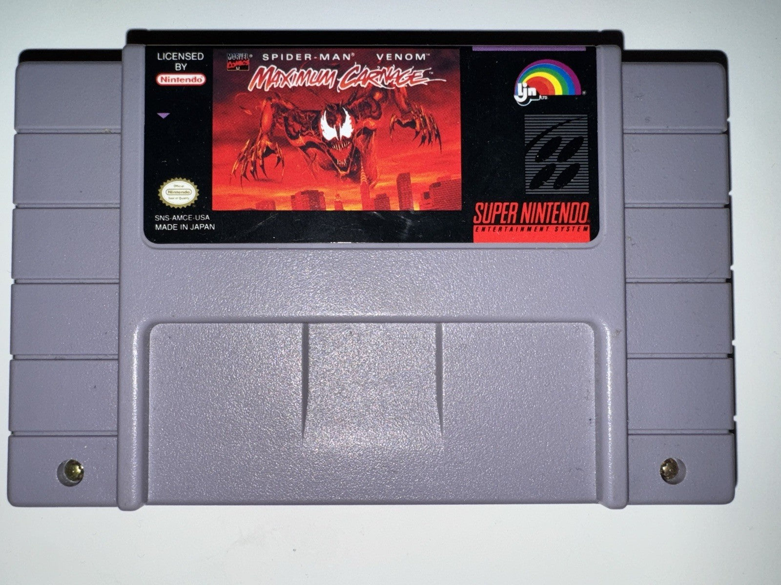 Spider-Man and Venom: Maximum Carnage (Super Nintendo) CART ONLY SNES