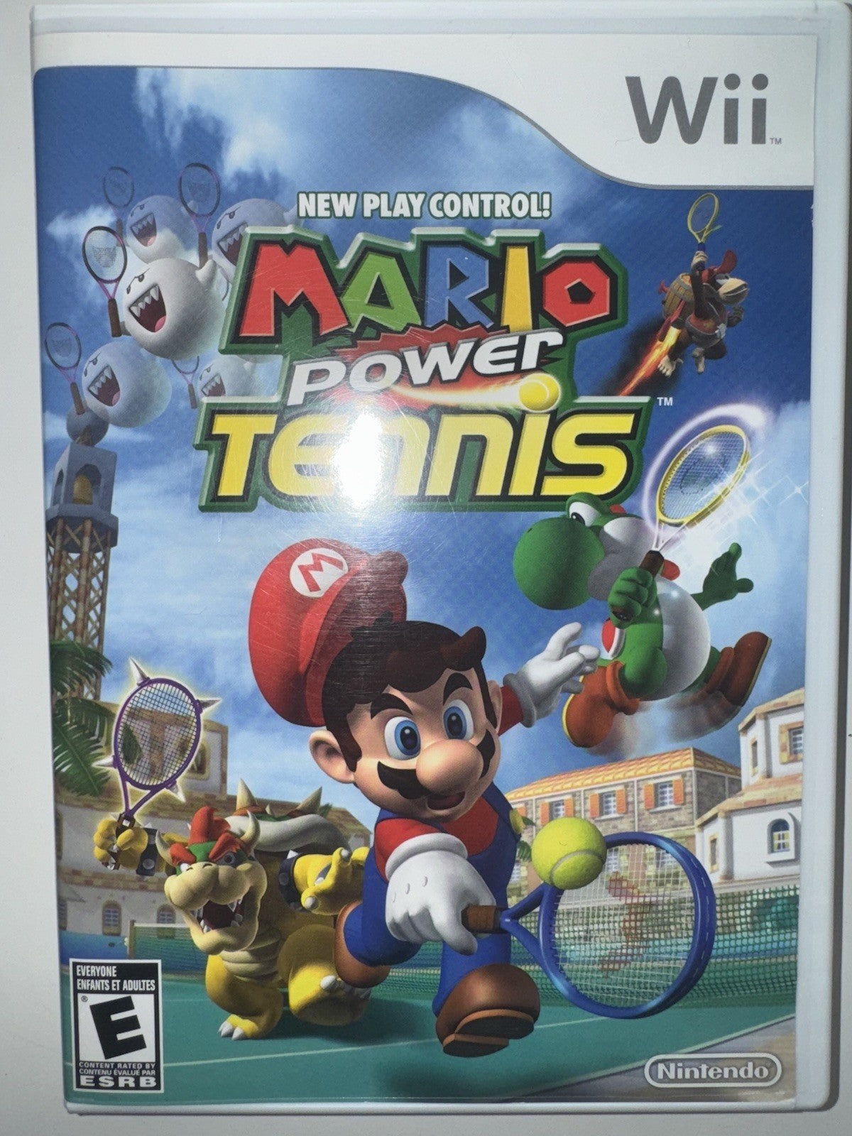 Mario Power Tennis (Nintendo Wii, 2004) CIB COMPLETE WII
