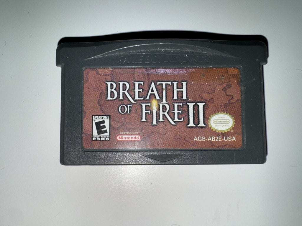 Breath of Fire II 2 (Nintendo Gameboy Advance, 2002) CART ONLY GBA