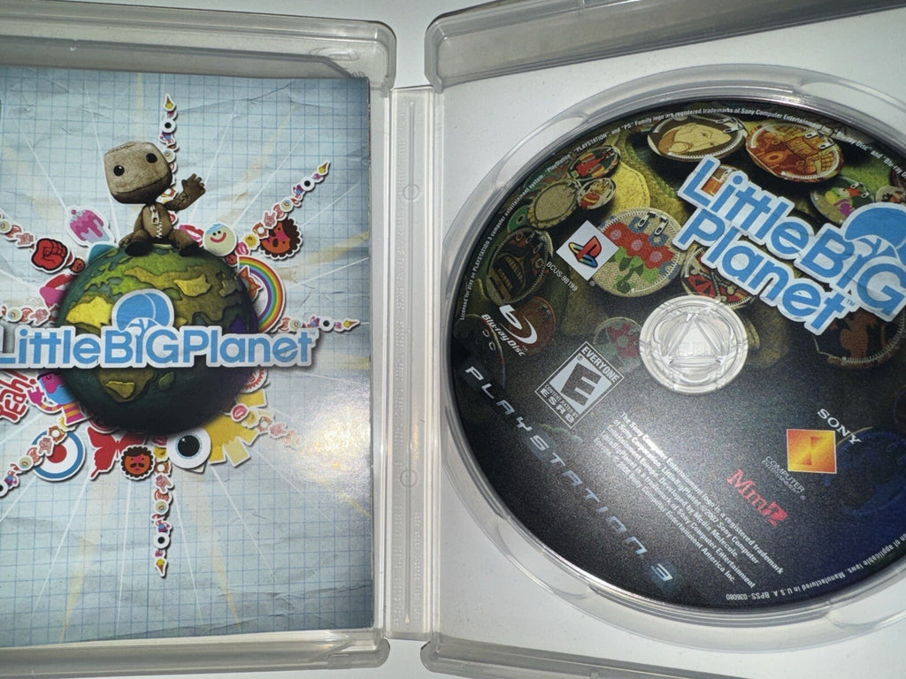 Little Big Planet - Sony PlayStation 3 PS3 CIB COMPLETE + MANUAL
