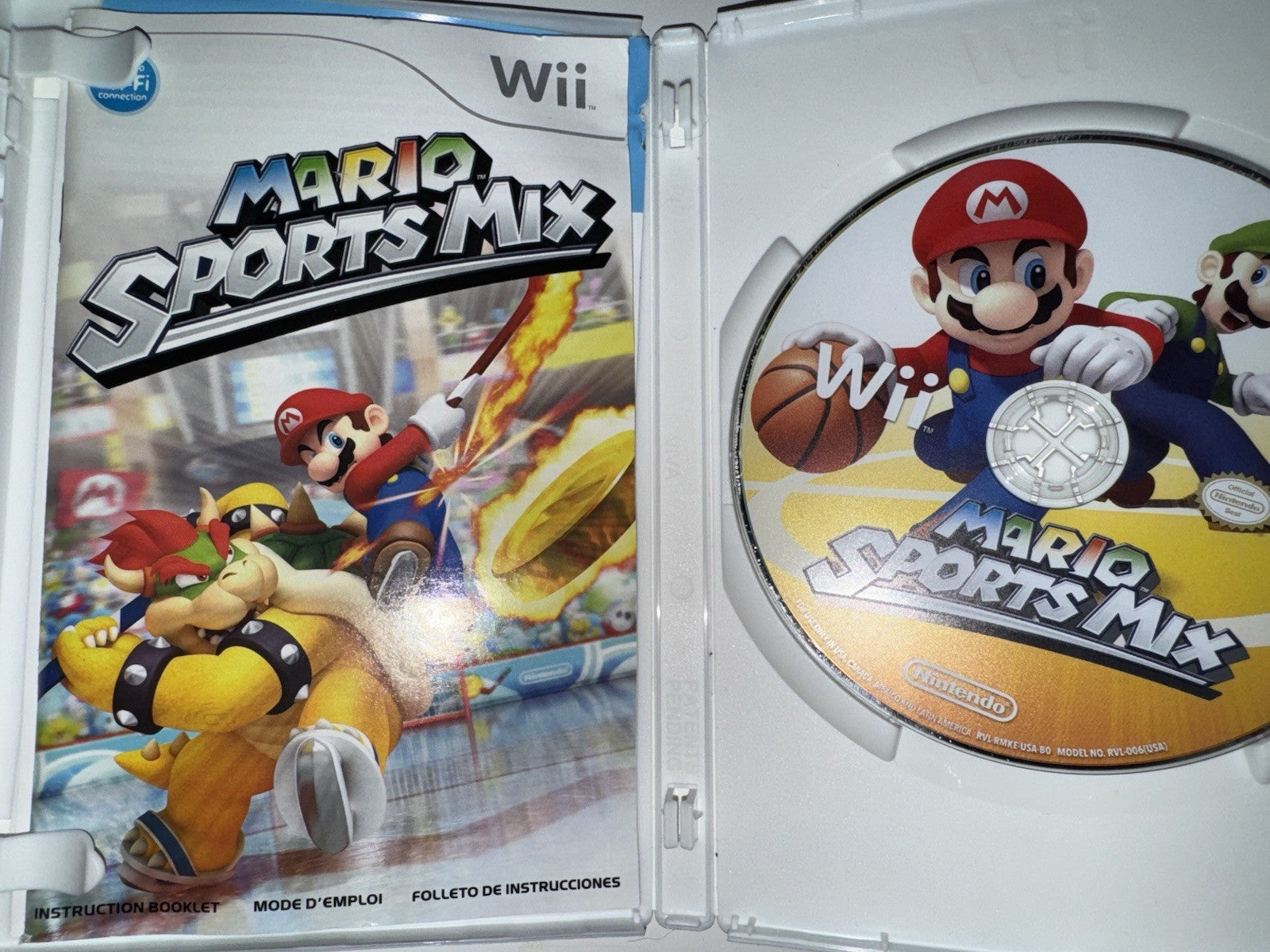 Mario Sports Mix (Nintendo Wii, 2011) CIB COMPLETE + MANUAL Wii