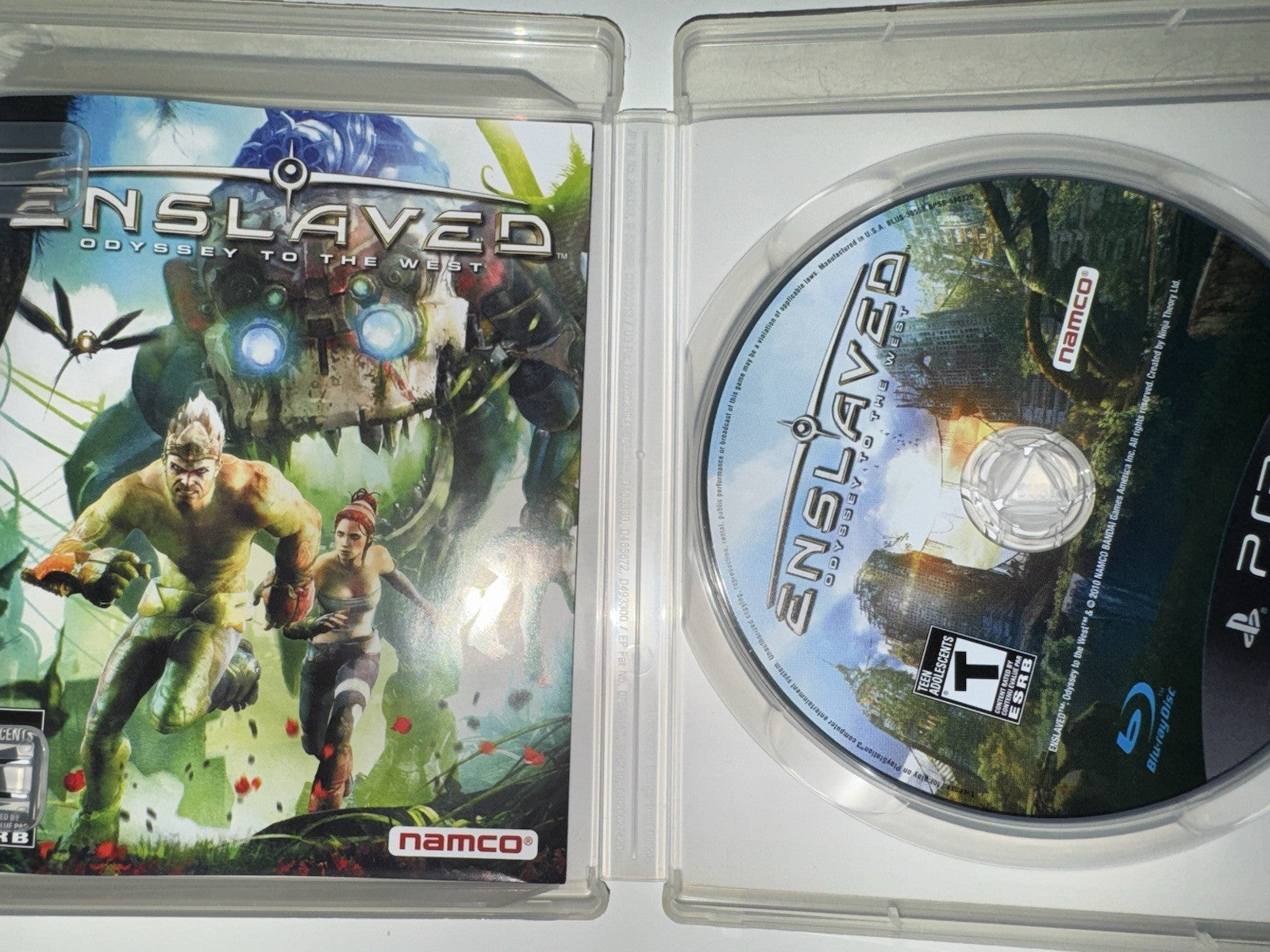 Enslaved: Odyssey to the West (Sony PlayStation 3, 2010) CIB COMPLETE PS3