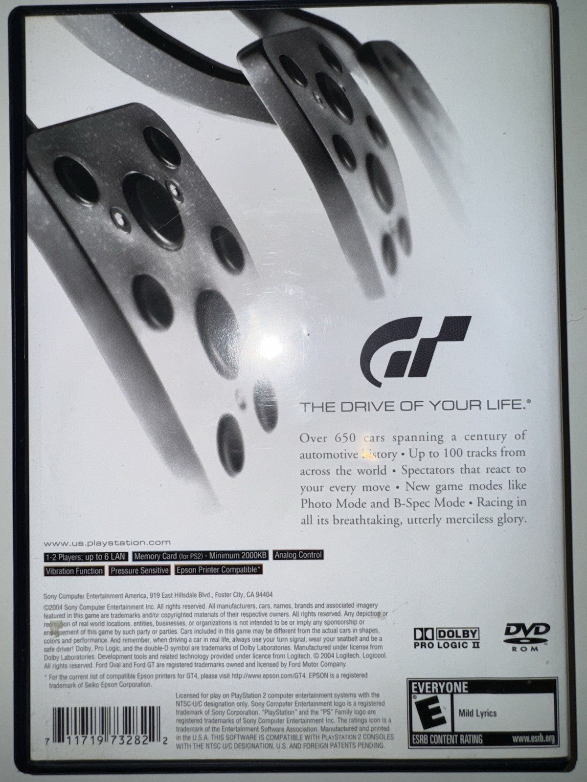 Gran Turismo 4 (Sony PlayStation 2, 2005) CIB COMPLETE + MANUAL PS2