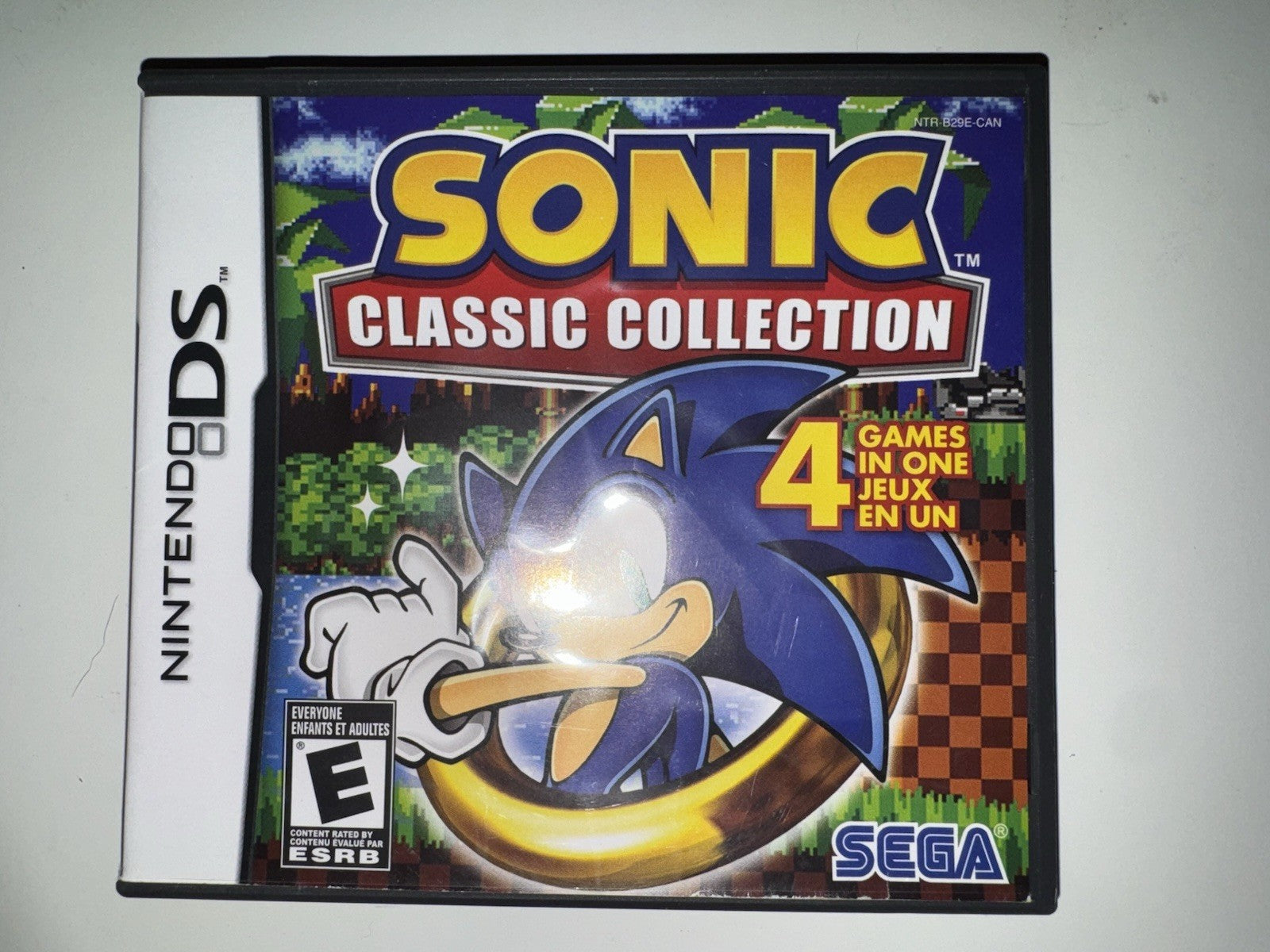 Sonic Classic Collection (Nintendo DS) CIB COMPLETE + MANUAL DS SEGA