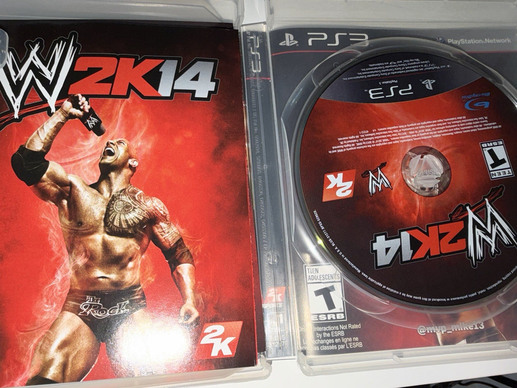 WWE 2K14 (Sony PlayStation 3, 2013) CIB COMPLETE PS3