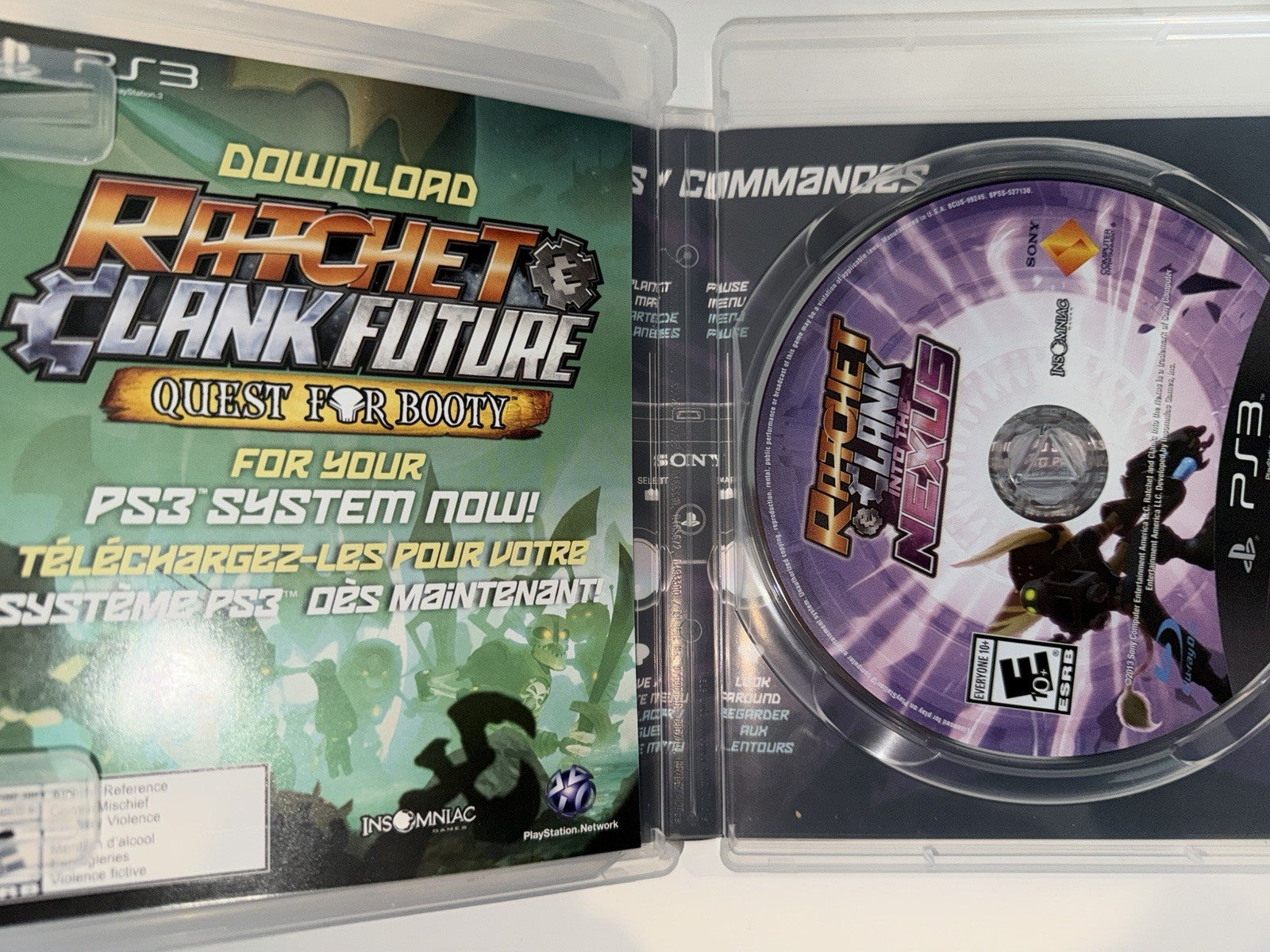Ratchet & Clank: Into the Nexus (Sony PlayStation 3, 2013) PS3  *DISC ONLY