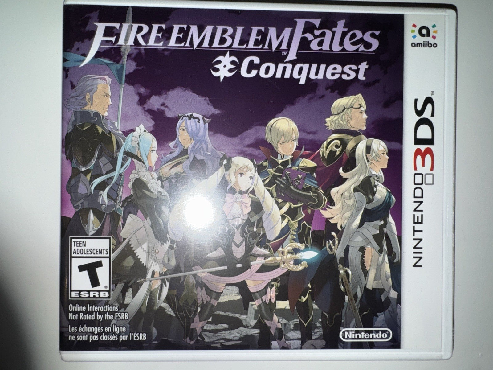 Fire Emblem Fates: Conquest (Nintendo 3DS, 2016) CIB Complete Tested