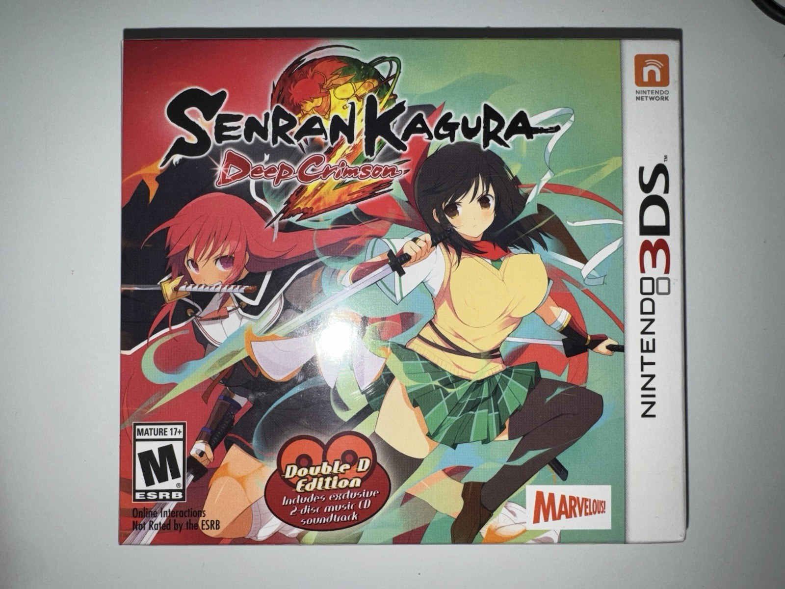 Senran Kagura 2: Deep Crimson - Double D Edition - Nintendo 3DS - New & Sealed
