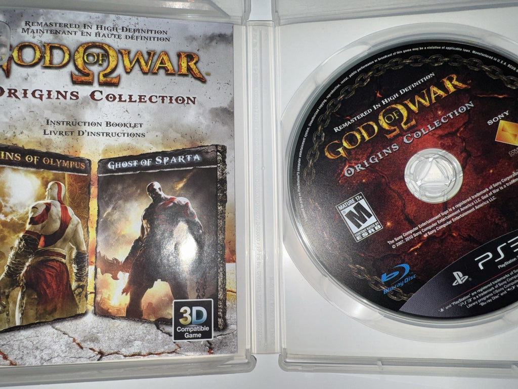 God of War Origins Collection (Sony PlayStation 3, 2011) CIB COMPLETE PS3