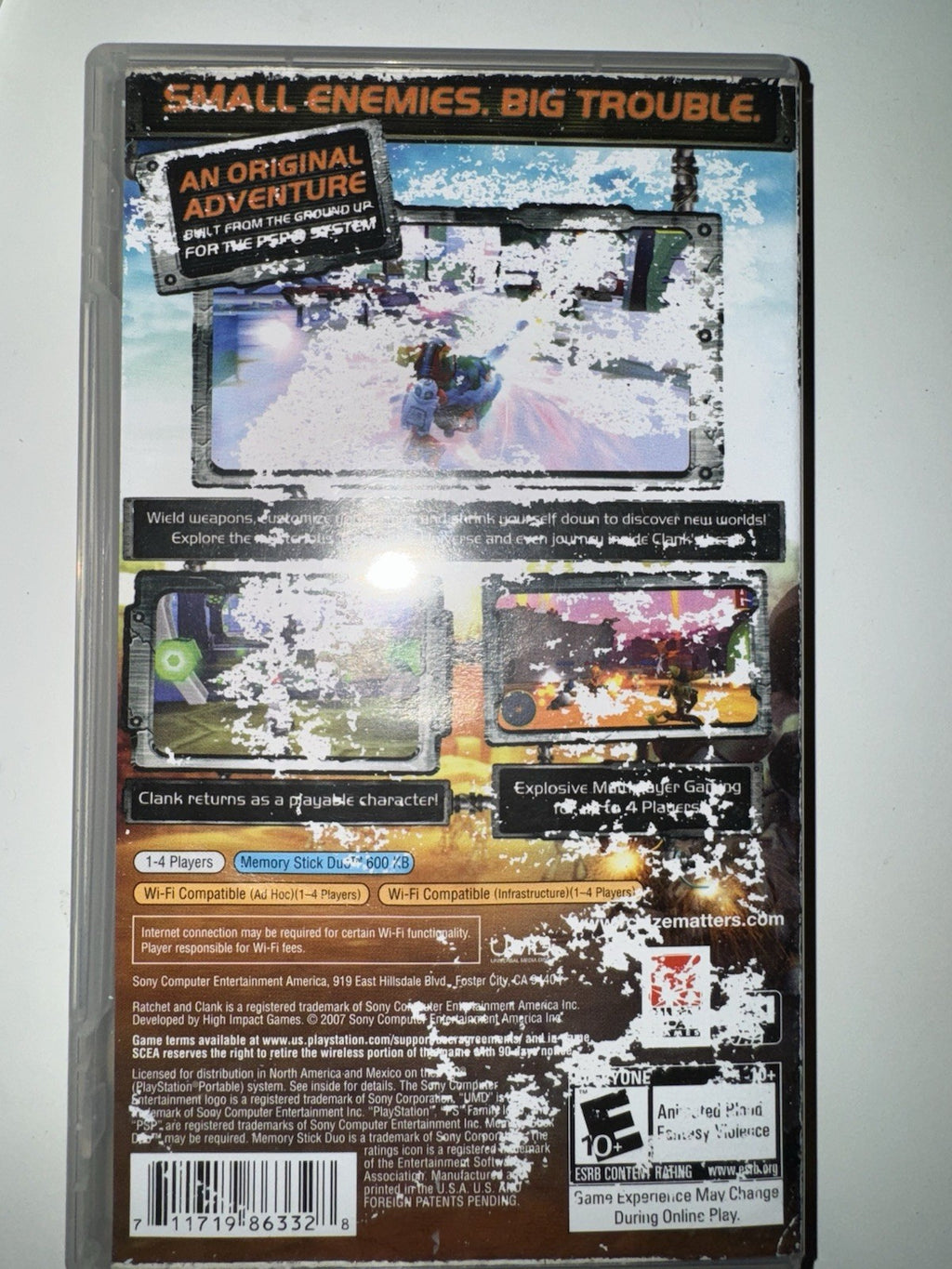 Ratchet And Clank PSP (Sony PSP) CIB COMPLETE + MANUAL PlayStation