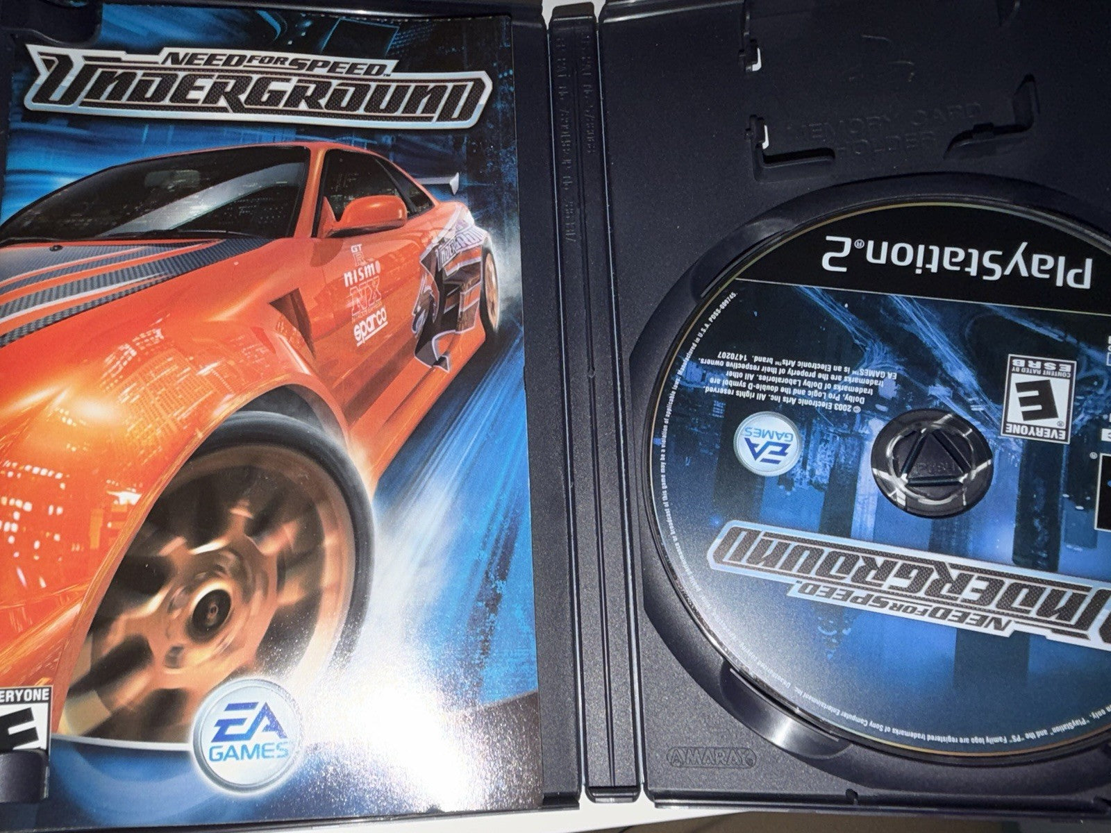 Need for Speed Underground (Sony PlayStation 2, 2003) CIB COMPLETE PS2
