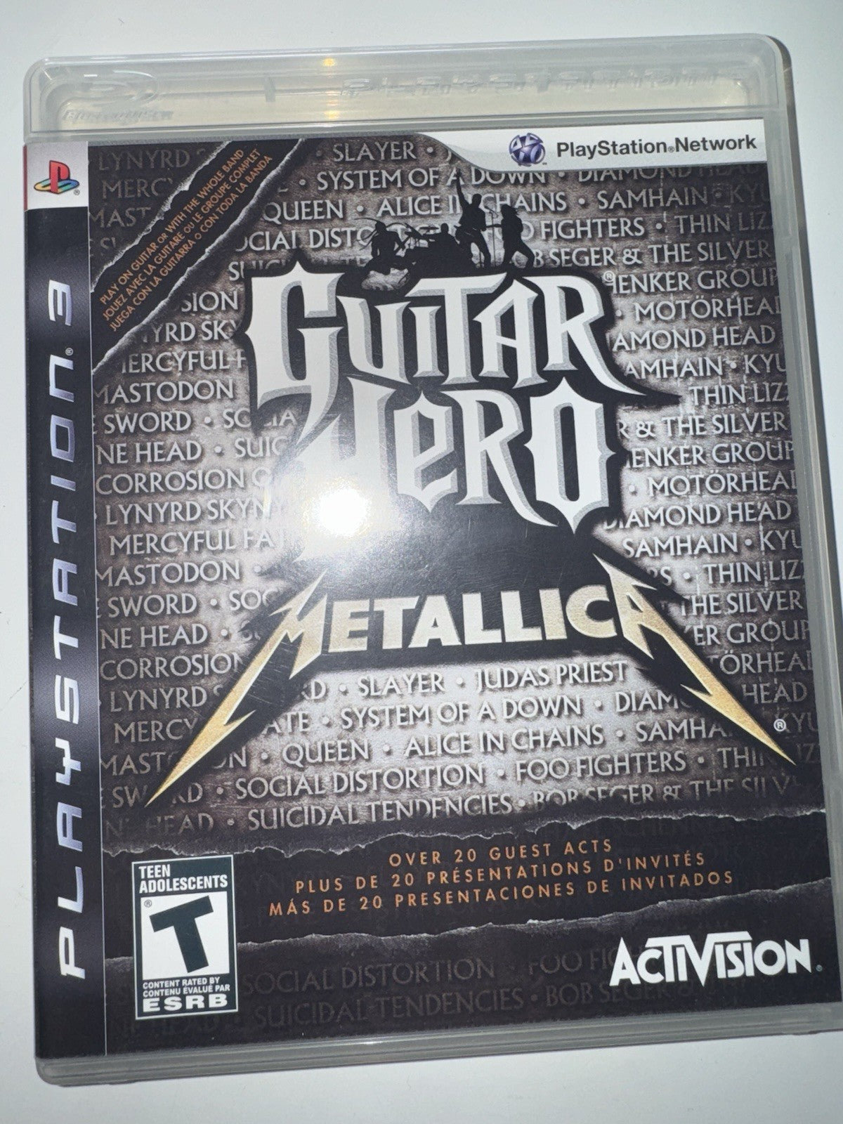 Guitar Hero: Metallica (Sony PlayStation 3 PS3, 2009) CIB COMPLETE + MANUAL