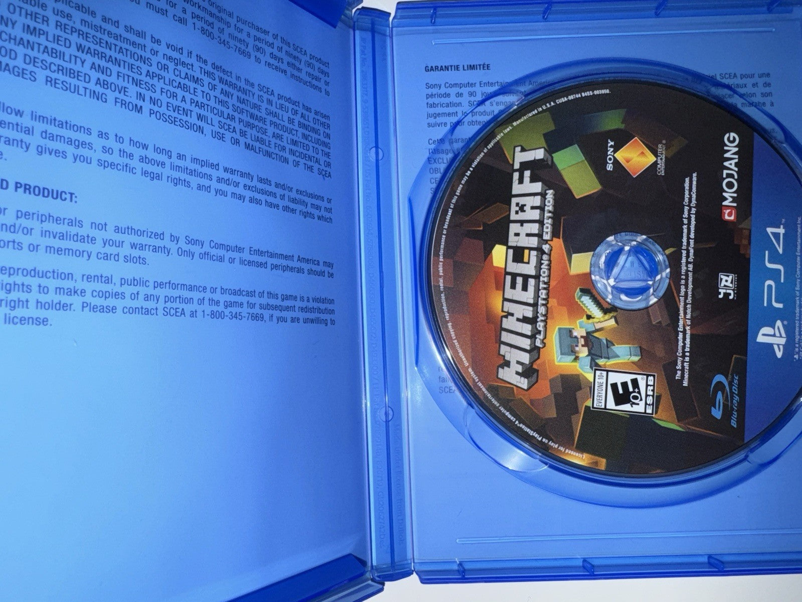 Minecraft: PlayStation 4 Edition (Sony PlayStation 4, 2014) PS4