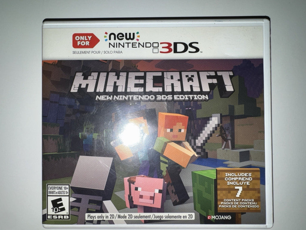 Minecraft New Nintendo 3DS Edition (Nintendo 3DS, 2017) CIB Complete