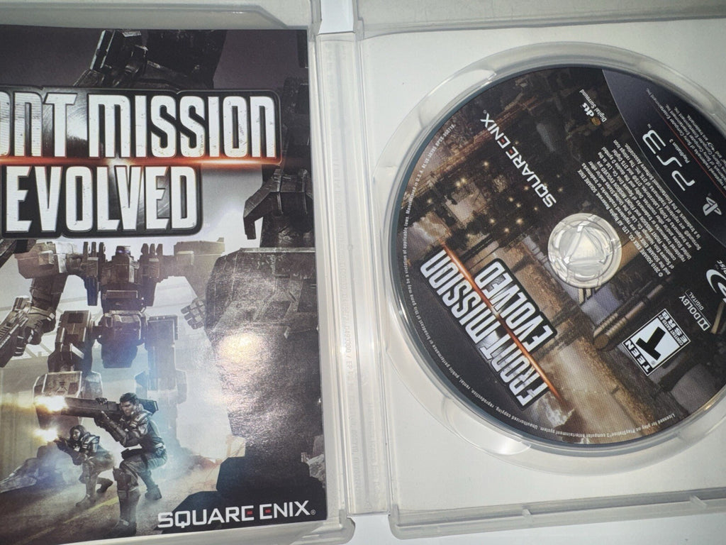Front Mission Evolved (Sony PlayStation 3, 2010) CIB COMPLETE + MANUAL PS3
