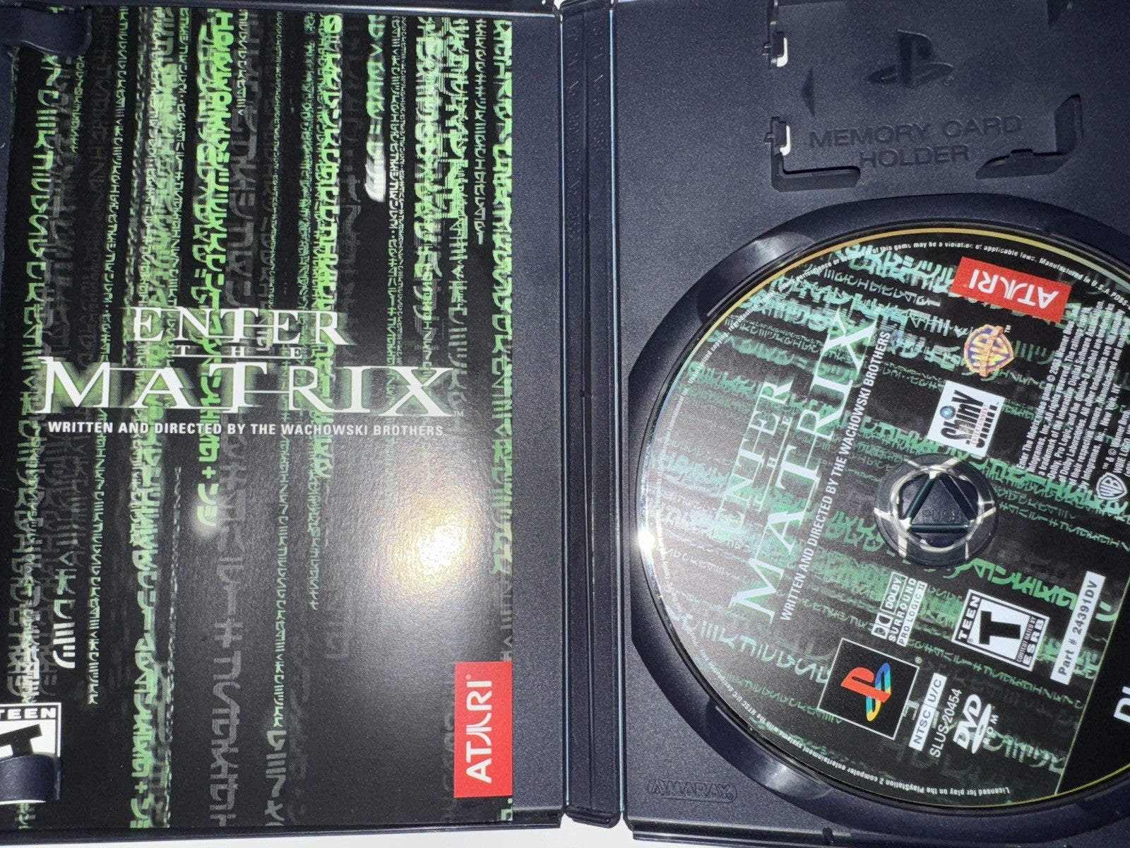 Enter the Matrix (Sony Playstation 2 PS2, 2003) CIB COMPLETE + MANUAL