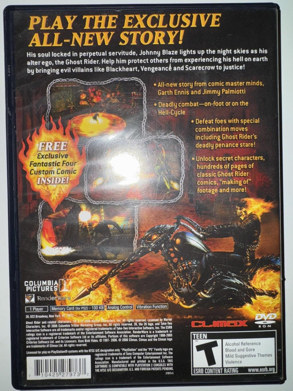 Ghost Rider (Sony PlayStation 2, 2007) PS2