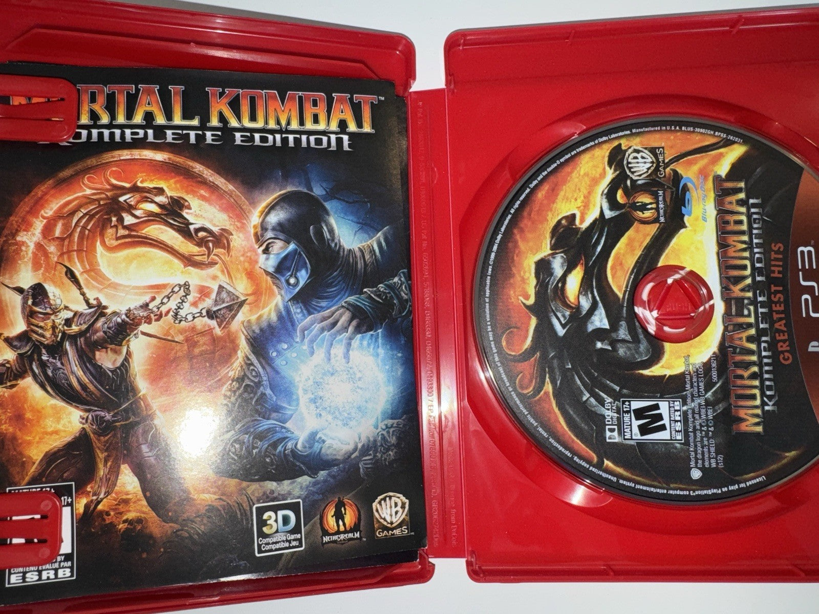 Mortal Kombat Komplete Edition (Sony PlayStation 3, 2012) CIB COMPLETE PS3
