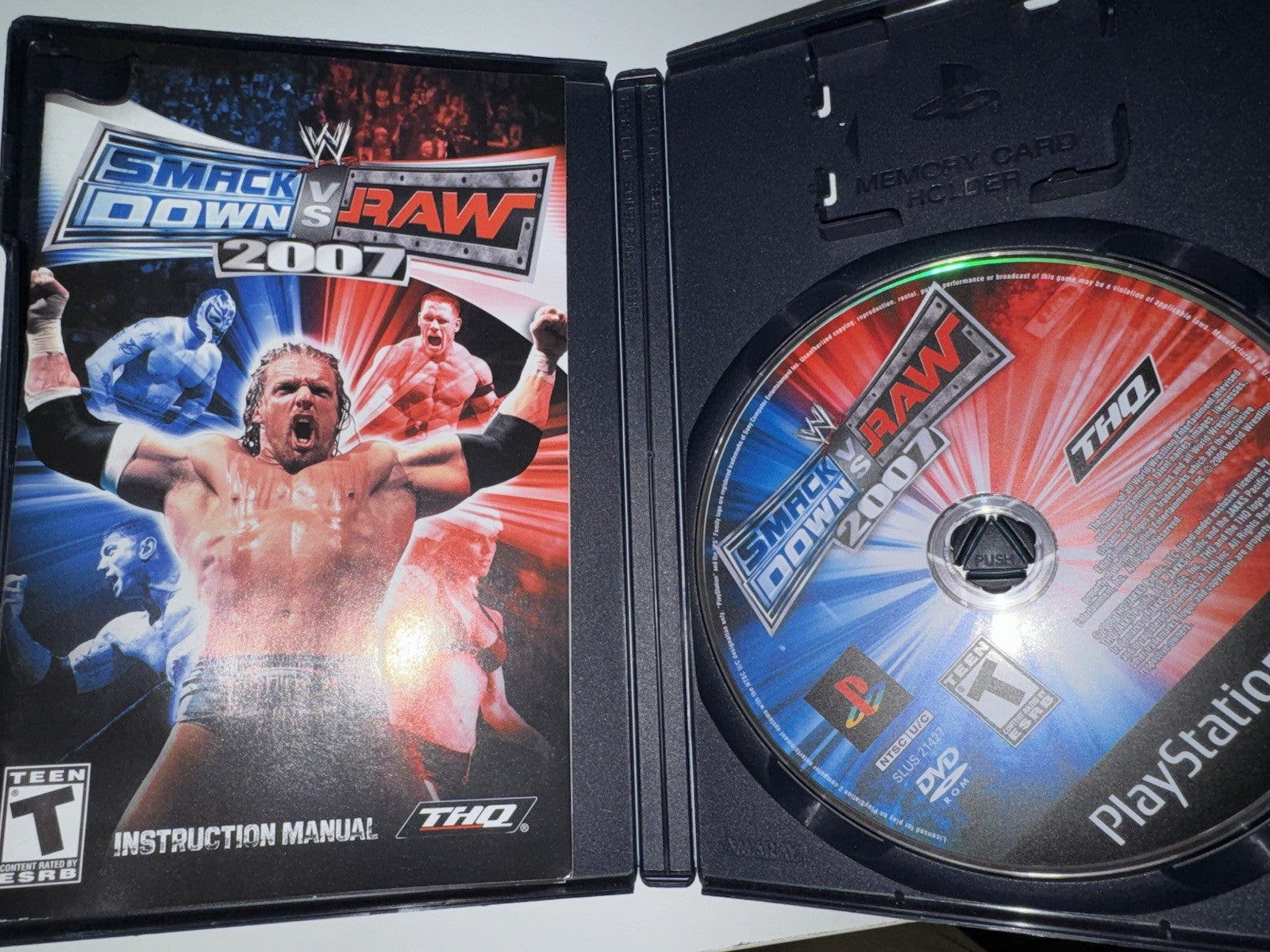 WWE Smackdown VS Raw 2007 (Sony PlayStation 2, 2007) CIB COMPLETE + MANUAL PS2