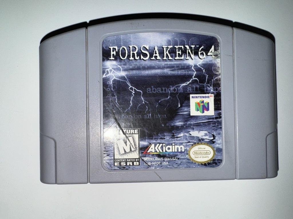 Forsaken 64 (Nintendo 64, 1998) CART ONLY N64