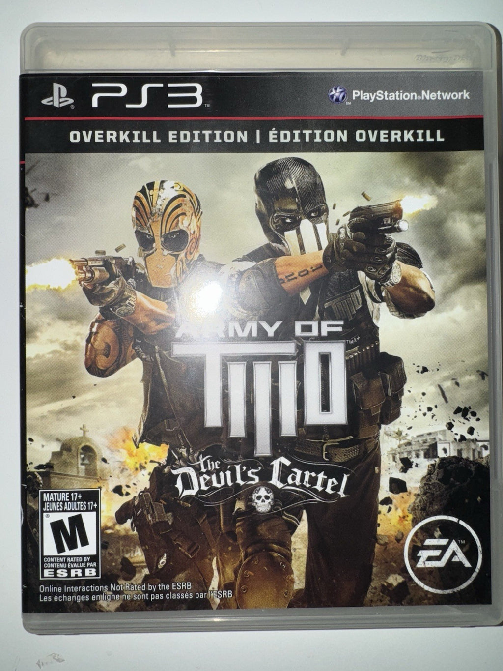 Army of Two: The Devil's Cartel -Overkill Edition (Sony PlayStation 3, 2013) PS3